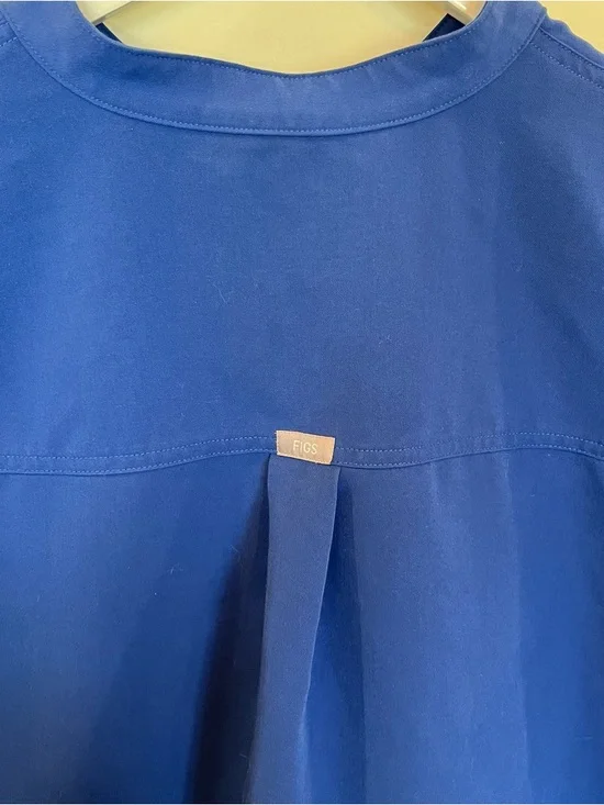 Figs Scrub Top Womens XXL Blue Rafaela Oversized Technical Collection Nurse - Picture 5 of 5